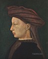 Retrato de perfil de un joven cristiano Quattrocento Renacimiento Masaccio